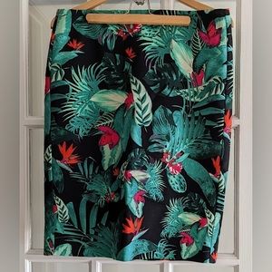 Floral cotton skirt 10
